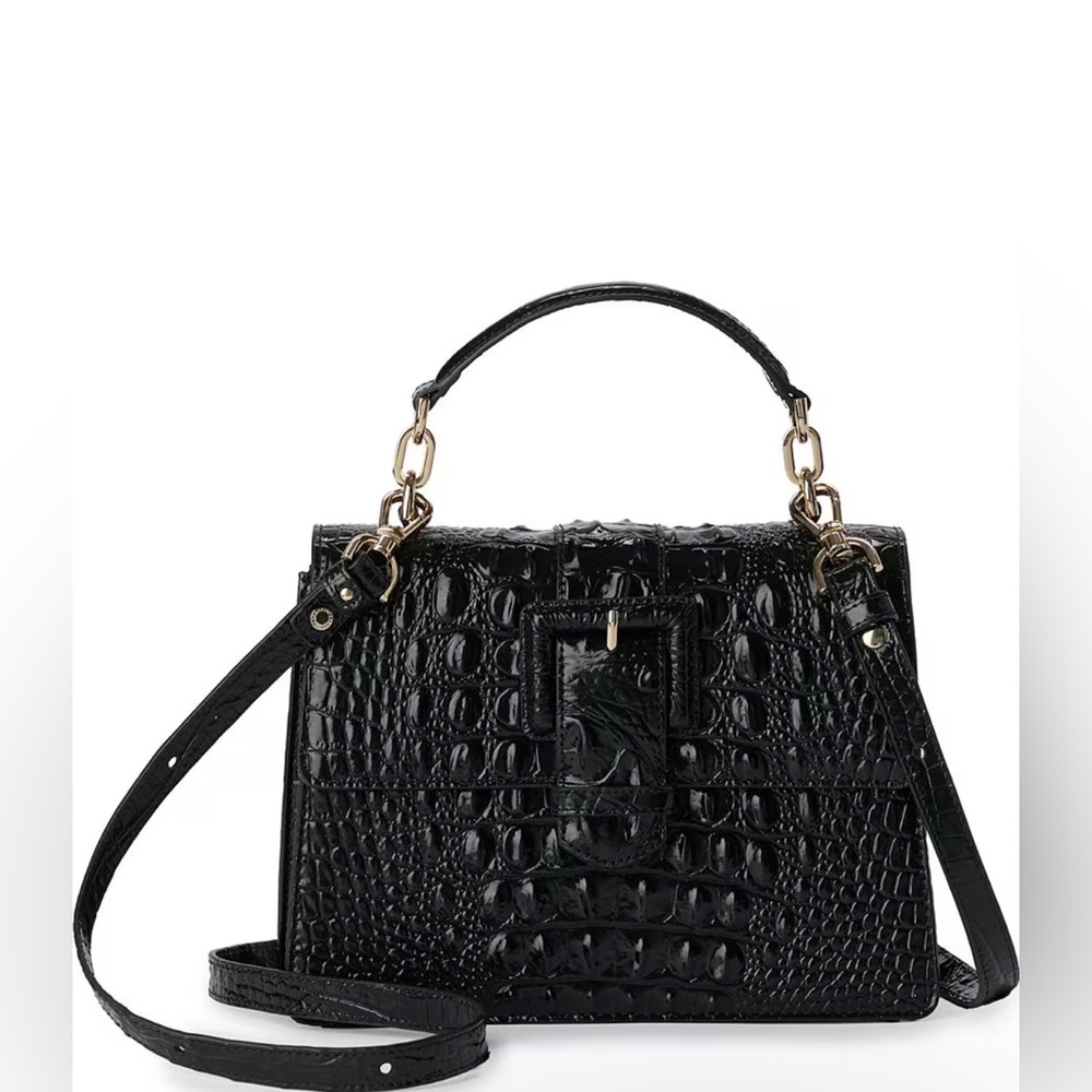 BRAHMIN | Hallie Black Melbourne Bag NWT